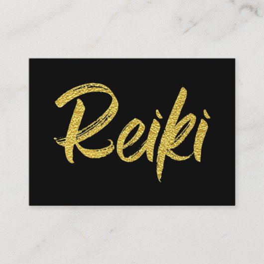 *~* Reiki Practitioner of Master Energy Healing Visitekaartje (Voorkant)