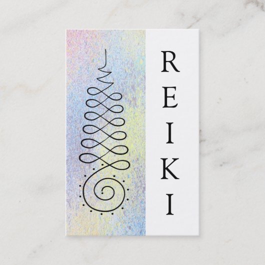 *~* Reiki Practitioner of Master Sacred Geometry Visitekaartje (Voorkant)