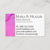 *~* Reiki Practitioner Reiki Master Energy Healing Visitekaartje (Achterkant)