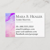 *~* Reiki Practitioner Reiki Master Teacher Healer Visitekaartje (Achterkant)