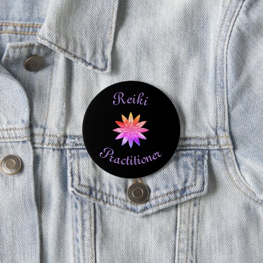 Reiki Practitioner Ronde Button 7,6 Cm (In situ)