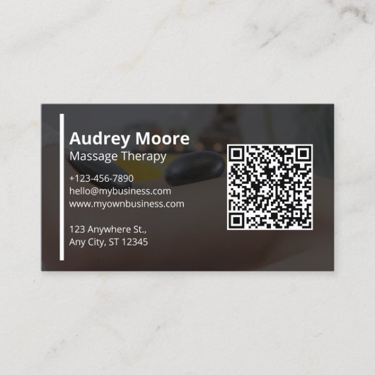 Reiki Practitioners Wellness Professionals Massage Visitekaartje (Voorkant)