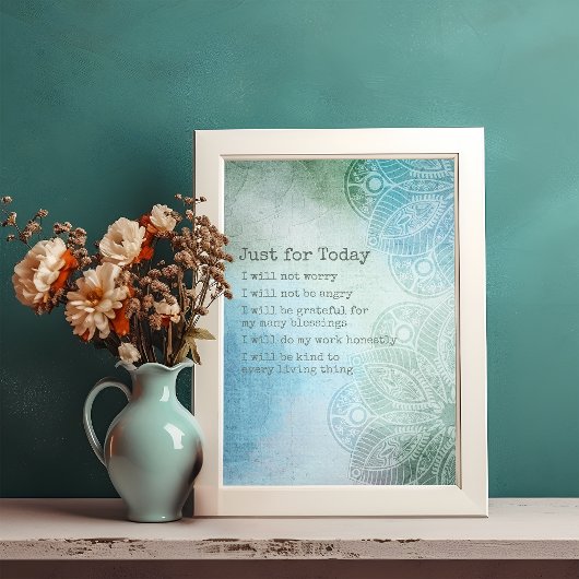 Reiki Prayer - 5 Poster Dagelijkse Beginselen