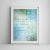 Reiki Prayer - 5 Poster Dagelijkse Beginselen