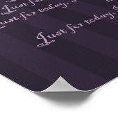 Reiki principes alleen voor vandaag en symbool poster (Hoek)