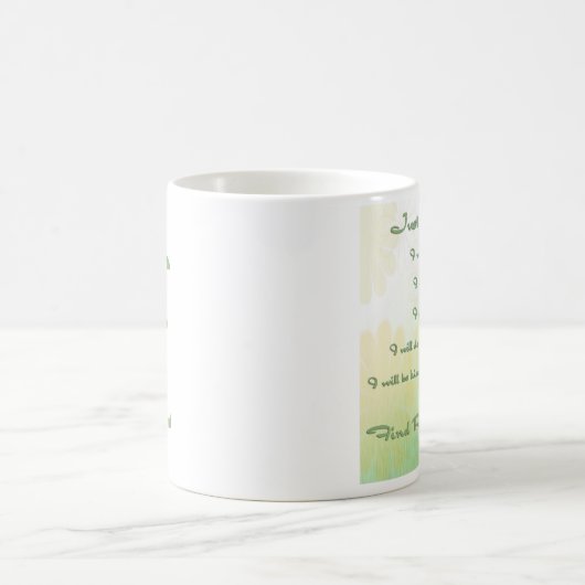 Reiki Principles floral Koffiemok (Center)