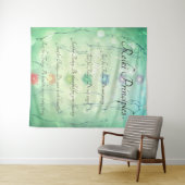 Reiki Principles Healing Hands design Wandkleed (In Situ (horizontaal))