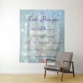 Reiki Principles Healing Hands design Wandkleed