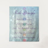 Reiki Principles Healing Hands design Wandkleed (Voorkant)