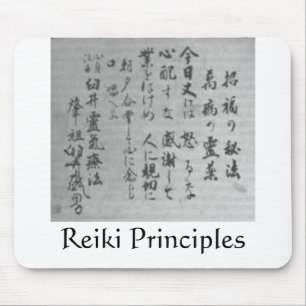Reiki Principles mousepad Muismat