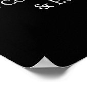 Reiki Principles Prepts Black Poster (Hoek)