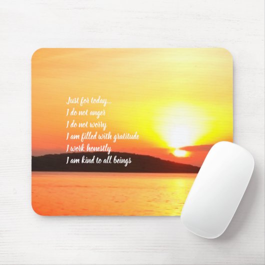 Reiki Principles Sunrise Mousepad Muismat (Met muis)