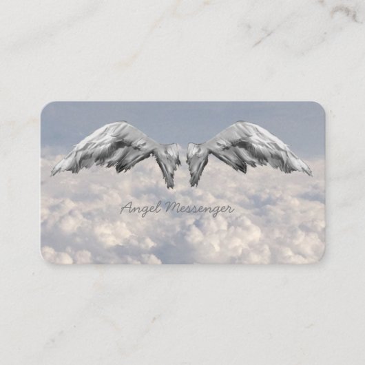 Reiki, Psychic, Angels Wings Visitekaartje (Voorkant)