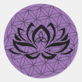 Reiki PureLoveEvolution ronde sticker (Voorkant)