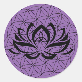 Reiki PureLoveEvolution ronde sticker