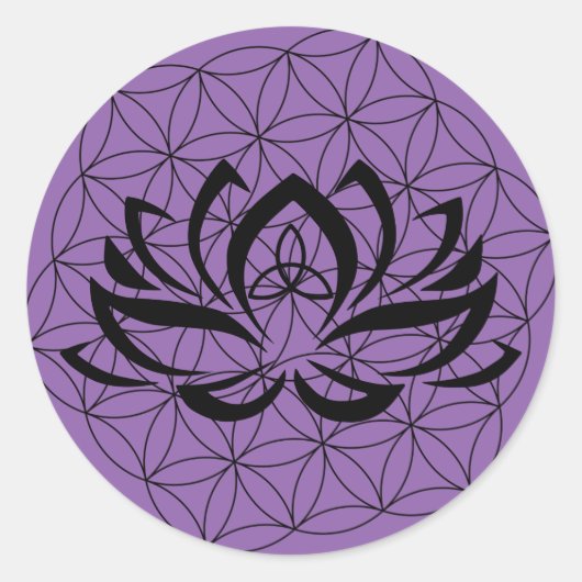 Reiki PureLoveEvolution ronde sticker (Voorkant)