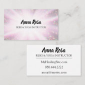 *~* Reiki Rays Energy Healing Light Worker Visitekaartje (Voorkant / Achterkant)