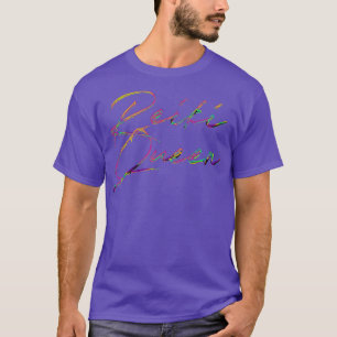 Reiki Retro Typografie Ontwerp T-shirt