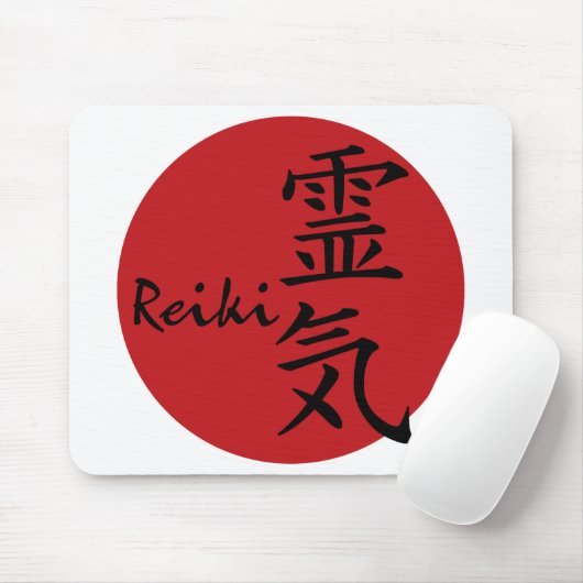 Reiki - rood muismat (Met muis)