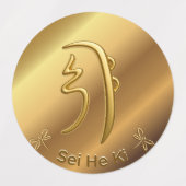 Reiki simbolos para el terapeuta labels (Design 2)