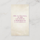 Reiki Sluiten symbool in lotus Visitekaartje (Achterkant)