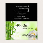 Reiki Spa Yoga W/Benoeming & Verwijzing Visitekaartje (Buitenkant ongevouwen)