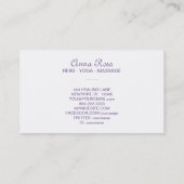 ~ Reiki Star Mandala Heilige Geometrie Genezer Visitekaartje (Achterkant)