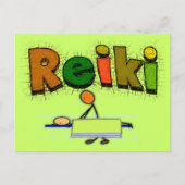 Reiki Stick People Design Gifts Briefkaart (Voorkant)