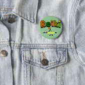 Reiki Stick People Design Gifts Ronde Button 5,7 Cm (In situ)