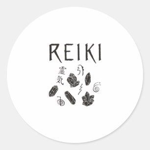 Reiki Symbolen Esoteric Awareness Cadeauideeën Ronde Sticker