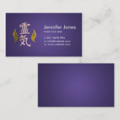 Reiki-symbolen voor genezing visitekaartje (Voorkant / Achterkant)