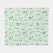 Reiki Symbols Patroon - Reiki Healing Fleece Deken (Voorkant (Horizontaal))