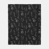 Reiki Symbols Patroon - Reiki Healing Fleece Deken (Voorkant)