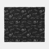 Reiki Symbols Patroon - Reiki Healing Fleece Deken (Voorkant (Horizontaal))