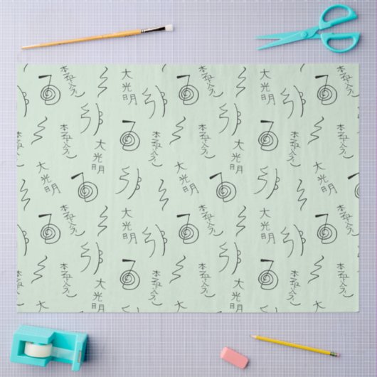 Reiki Symbols Patroon - Reiki Healing Tissuepapier (Craft)