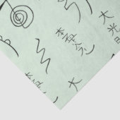 Reiki Symbols Patroon - Reiki Healing Tissuepapier (Detail)