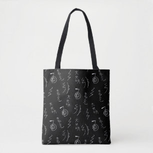 Reiki Symbols Patroon - Reiki Healing Tote Bag