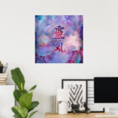 Reiki Symbols- Watercolor Poster (Thuiskantoor)