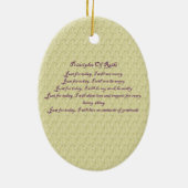 Reiki Symbool Beginselen Inspirerend Ornament (Achterkant)