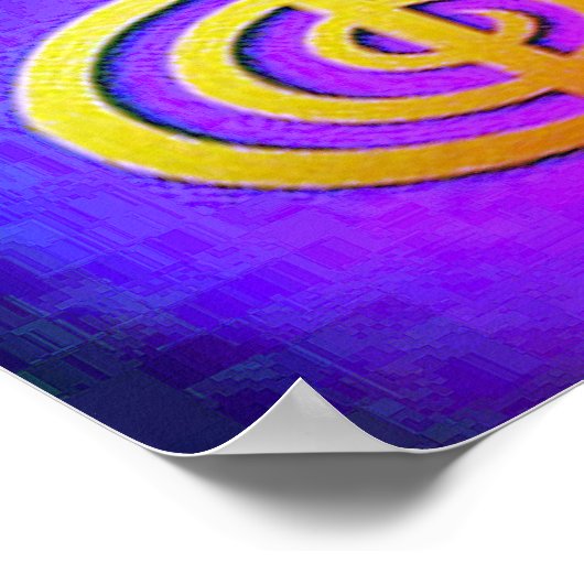 Reiki Symbool CHO KU REI POSTER PAPER MATTE (Hoek)