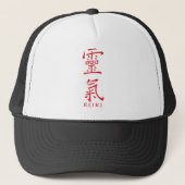 Reiki Symbool in rode inkt Trucker Pet (Voorkant)