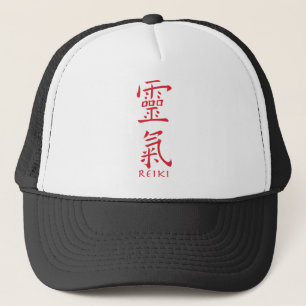 Reiki Symbool in rode inkt Trucker Pet