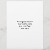 Reiki symbool in zwarte inkt flyer (Achterkant)