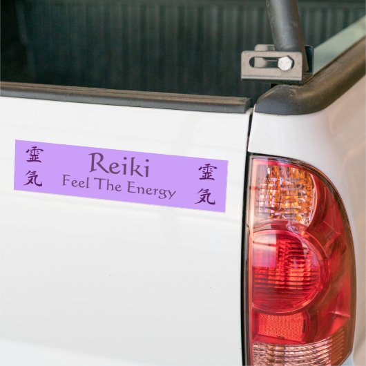 Reiki symbool voel de energie bumpersticker (Op Truck)