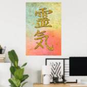 REIKI Symboolgoud Poster (Thuiskantoor)