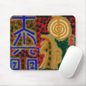 Reiki-tekens voor Luck n Healing Muismat (Met muis)