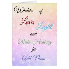 Reiki themed Get Well groet