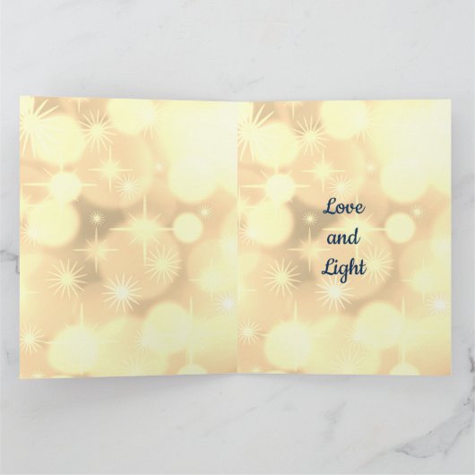 Reiki themed Get Well groet Kaart (Binnen)