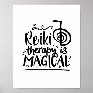 Reiki Therapy   Reiki Master Spirituele Reiki Gift Poster