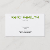 Reiki Visitekaartje (Achterkant)